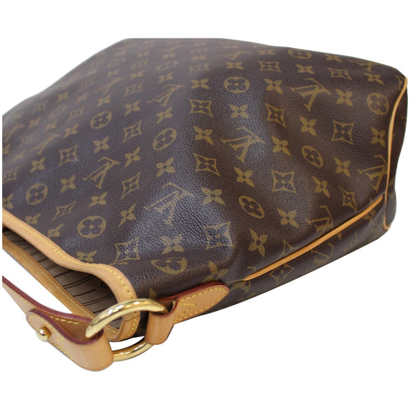 top view Lv Delightful MM Monogram Brown