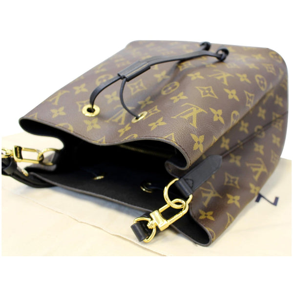 LOUIS VUITTON NeoNoe Monogram Canvas Shoulder Bag Black