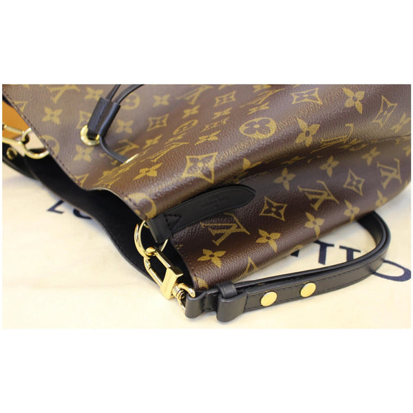 LOUIS VUITTON Neonoe Monogram Canvas Shoulder Bag Black-US