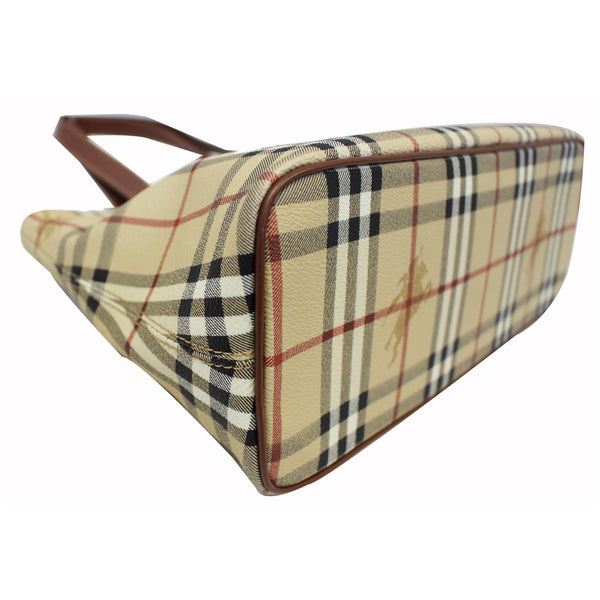 BURBERRY Haymarket Check Canvas Tote Bag Multicolor-US