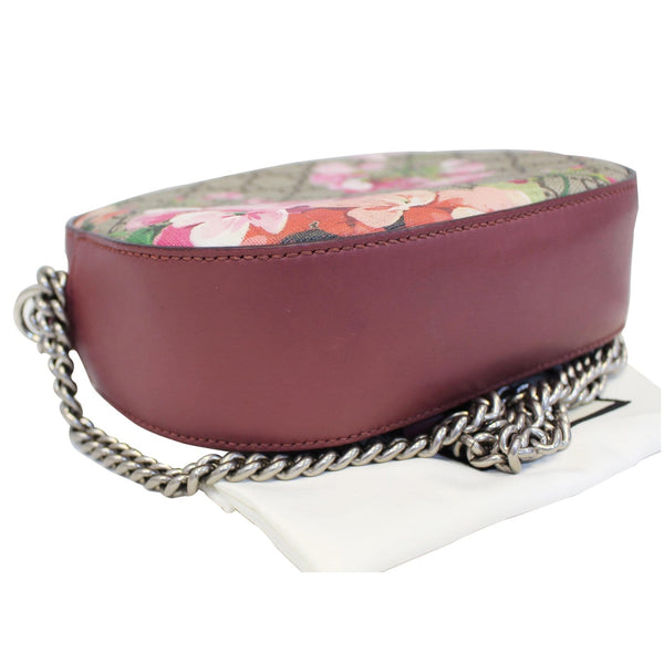 GUCCI GG Supreme Monogram Blooms Print Mini Chain Crossbody Bag Beige-US