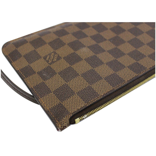 LOUIS VUITTON Pochette Wristlet Pouch Damier Ebene Neverfull MM/GM Brown-US