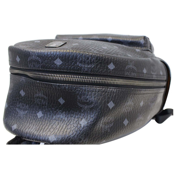 MCM Stark Classic Visetos Medium Backpack Bag Black-US