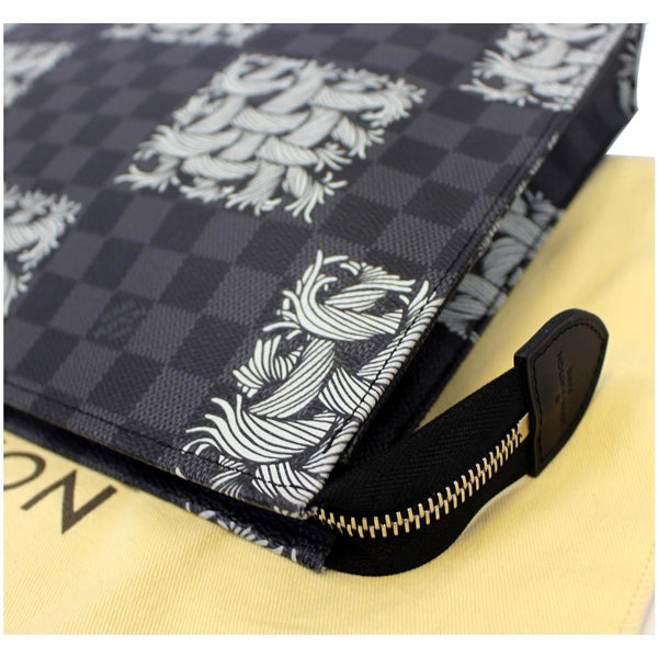 LOUIS VUITTON Damier Graphite Christopher Nemeth Pochette Voyage Rope