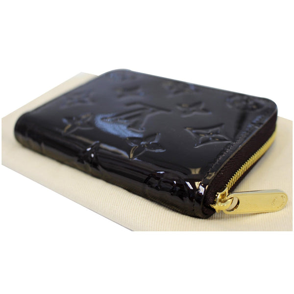LOUIS VUITTON Vernis Zippy Coin Purse Wallet Amarante-US