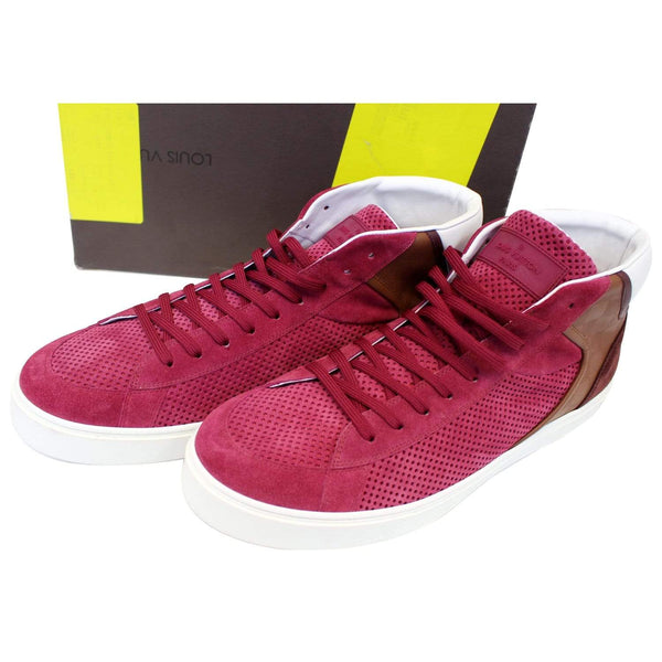 Louis Vuitton Player Sneakers Suede Leather size UD 13