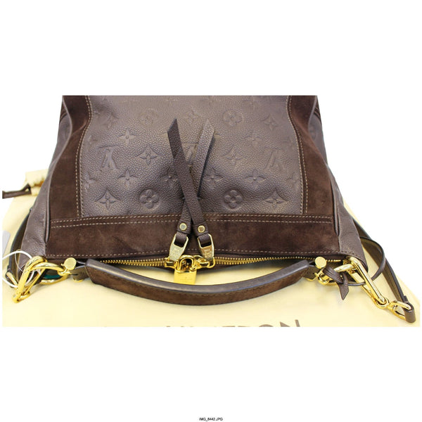 LOUIS VUITTON Audacieuse PM Terre Empreinte Leather Shoulder Bag-US