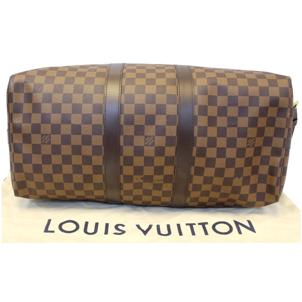 LOUIS VUITTON Keepall 45 Bandouliere Damier Ebene Travel Bag Brown-US