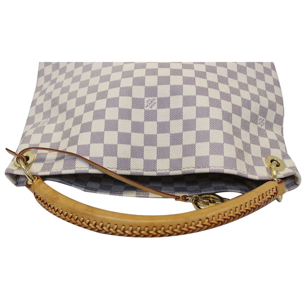 Louis Vuitton Artsy MM Damier Azur Shoulder Bag - front view