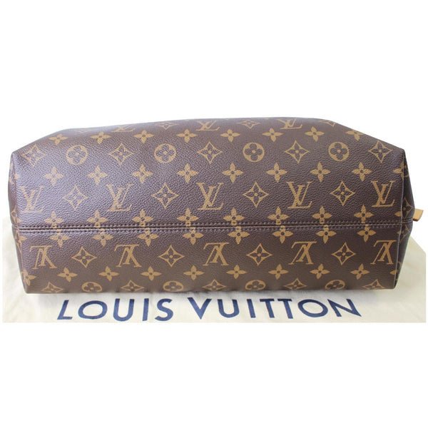 Lv Graceful MM Monogram Canvas Shoulder Bag pure leather