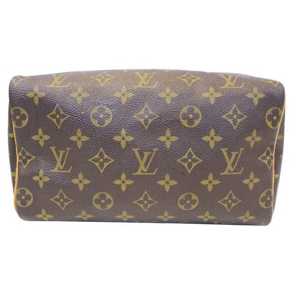 LOUIS VUITTON Speedy 25 Monogram Canvas Satchel Bag Brown-US