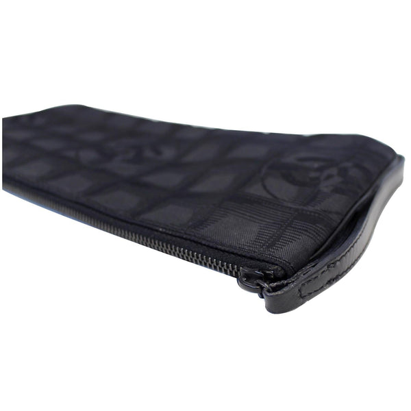 CHANEL Wristlet Cosmetic Pouch Black-US