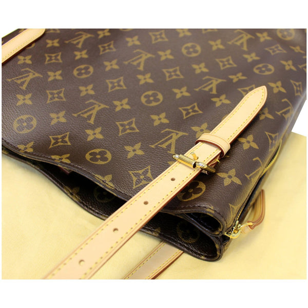 LOUIS VUITTON Voltaire Monogram Canvas Shoulder Bag Brown-US