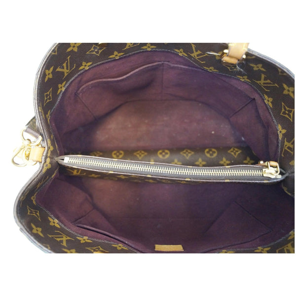 LOUIS VUITTON Montaigne GM Monogram Canvas Shoulder Bag Brown