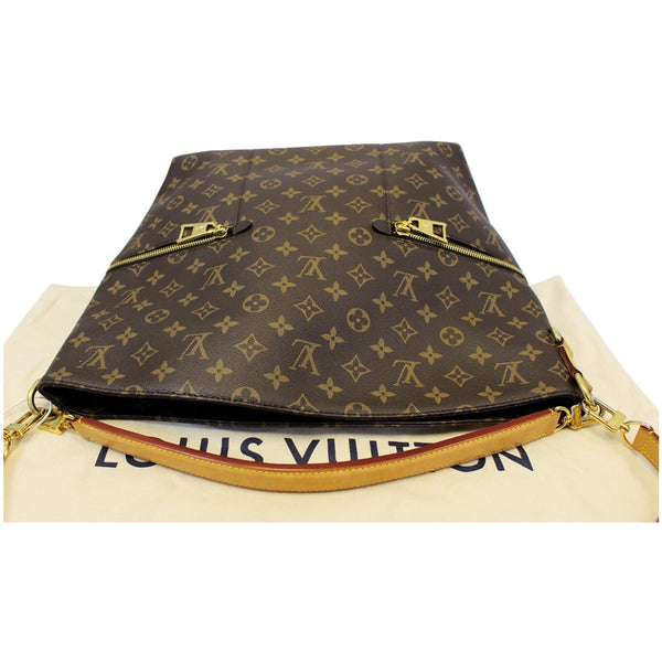 LOUIS VUITTON Melie Monogram Canvas Hobo Shoulder Bag Brown