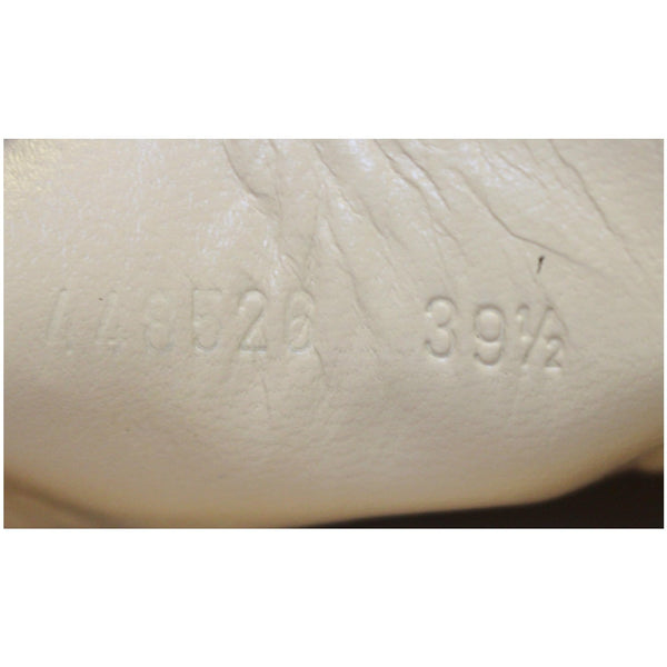 GUCCI Princetown Gucci Ghost Print Flats Navy Blue US 9.5