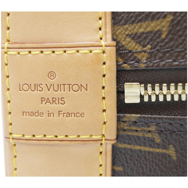 Louis Vuitton Alma GM NM Monogram Canvas Satchel- Logo