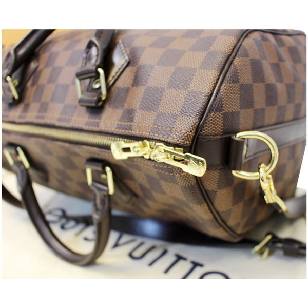 Louis Vuitton Speedy - Bandouliere Damier Ebene Shoulder Bag - zip