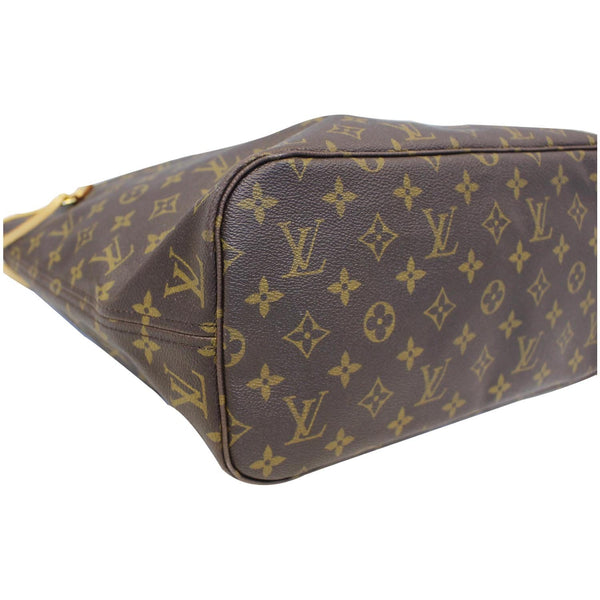 LOUIS VUITTON Neverfull MM Monogram Canvas Tote Shoulder Bag Brown