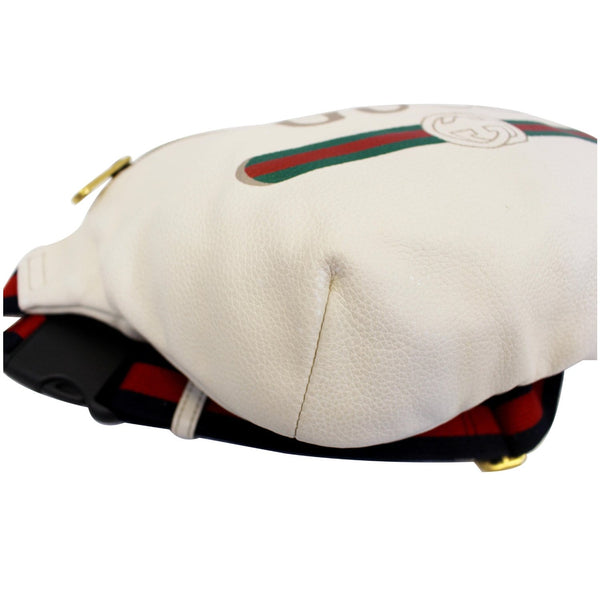 Gucci Bum Bag Print Leather White Belt Waist Medium - right view