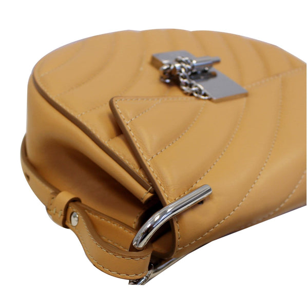 CHLOE Mini Drew Bijou Calfskin Shoulder Bag Peach