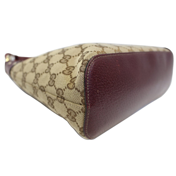 GUCCI GG Canvas Classic Ring Tote Shoulder Bag Beige-US