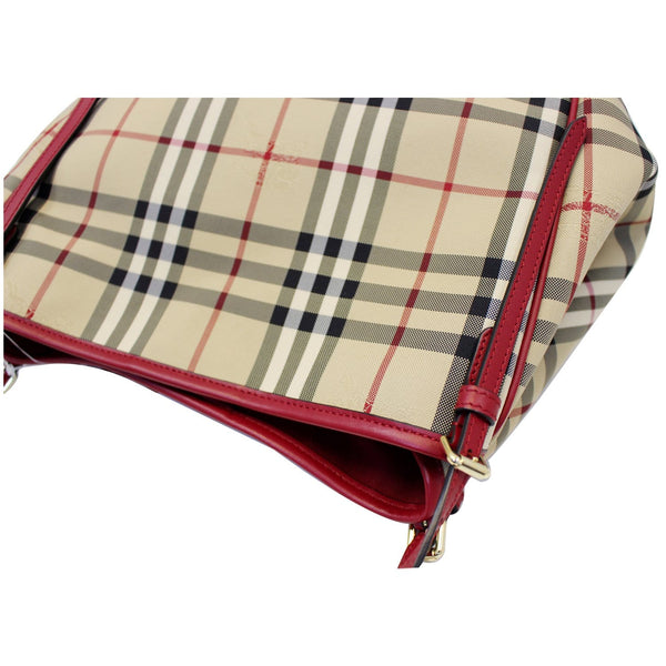 BURBERRY Haymarket Check PVC Tote Shoulder Bag-US