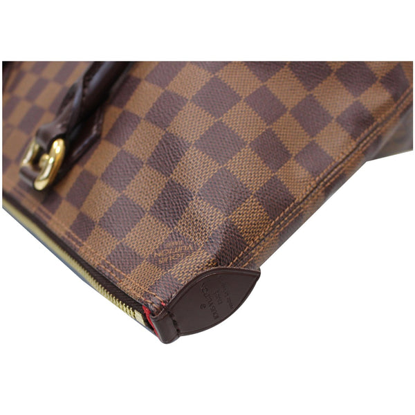 LOUIS VUITTON Saleya PM Damier Ebene Tote Shoulder Bag Brown