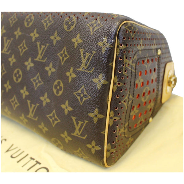 LV Speedy 30 Monogram Perforated Bag - Bottom right view