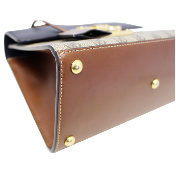 GUCCI Small Padlock GG Supreme Monogram Top Handle Crossbody Bag 45318-US