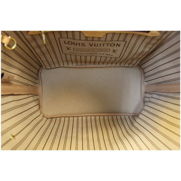 LOUIS VUITTON Neverfull MM Monogram Canvas Shoulder Bag Brown