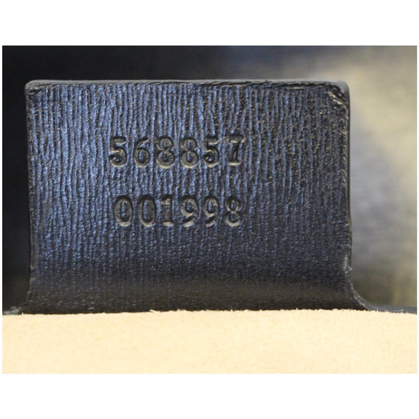 GUCCI Arli Medium Calfskin Leather Shoulder Bag 568857 Black-US