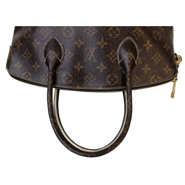 coated straps Lv Fetish Lockit Monogram Canvas Bag