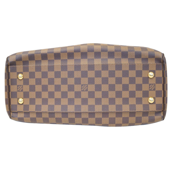 LOUIS VUITTON Trevi GM Damier Ebene Shoulder Handbag Brown