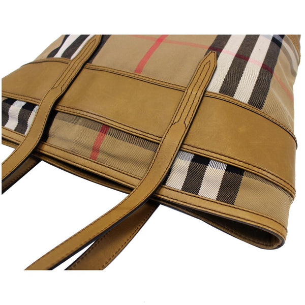 BURBERRY Vintage House Check Webbing Medium Marlow Tote Bag-US