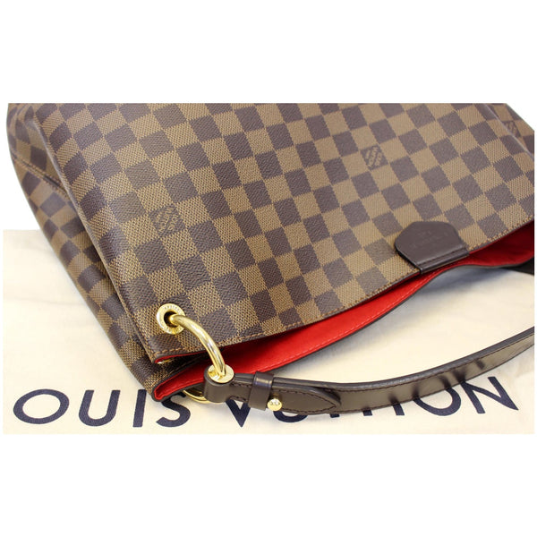 LOUIS VUITTON Graceful MM Damier Ebene Shoulder Bag Brown-US