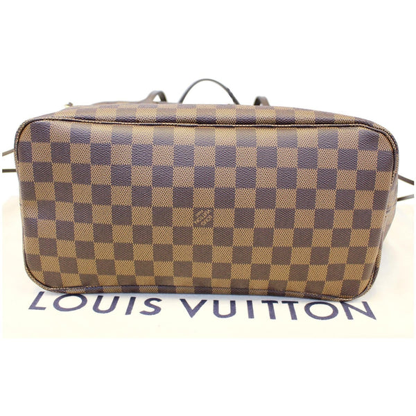LOUIS VUITTON Neverfull MM Damier Ebene Brown Tote Bag-US
