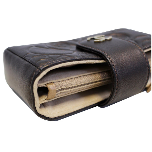 CHANEL Caviar Quilted O-Mini Phone Holder Clutch-US