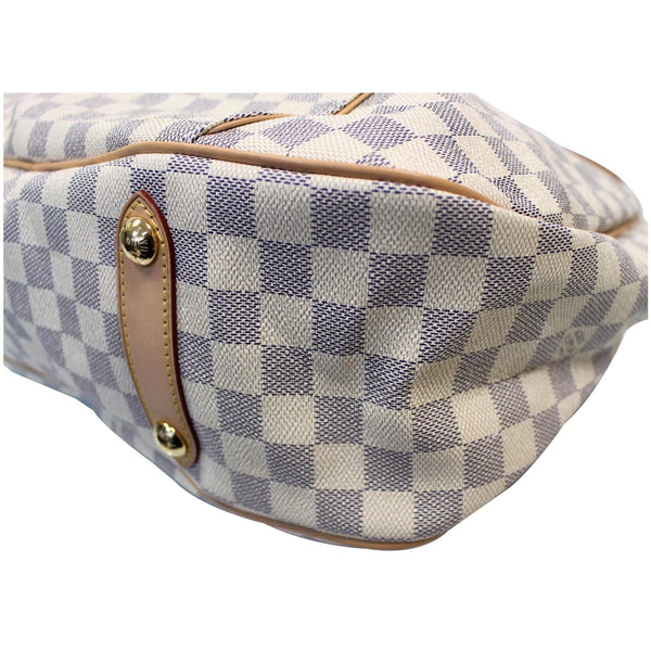 LOUIS VUITTON Galliera GM Damier Azur Shoulder Bag White