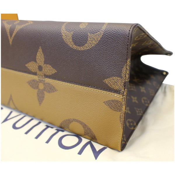 LOUIS VUITTON Onthego Reverse Monogram Giant Canvas Shoulder Bag Brown