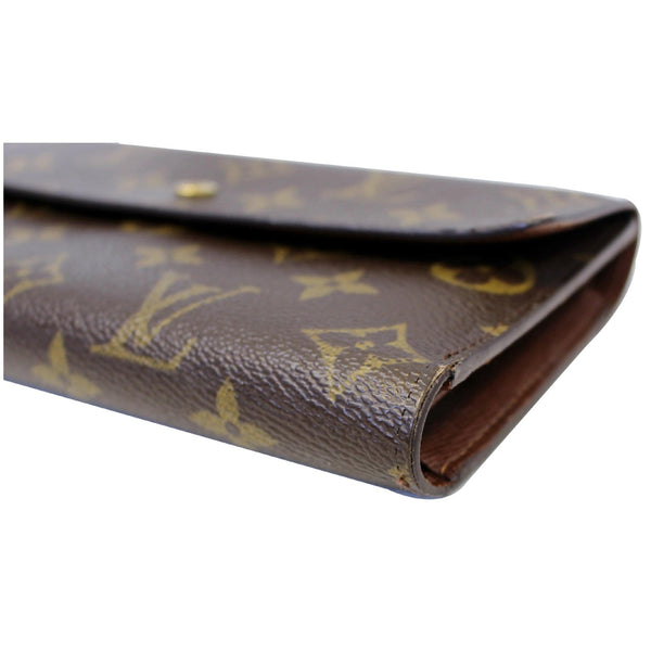 LOUIS VUITTON Porte Tresor International Monogram Canvas Wallet Brown