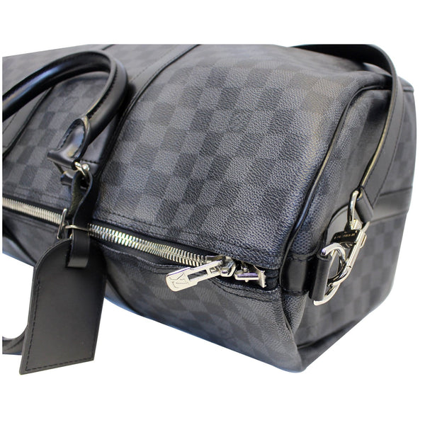 LOUIS VUITTON Keepall 45 Damier Graphite Bandouliere Travel Bag-US