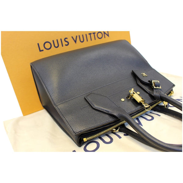 LOUIS VUITTON City Steamer MM Noir Black Leather Shoulder Bag-US