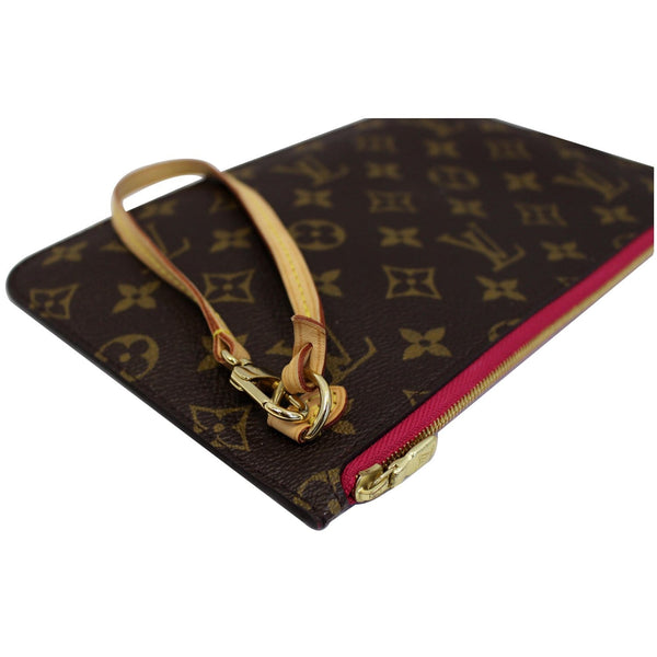 LOUIS VUITTON Pochette Wristlet Pouch Monogram Canvas Neverfull MM/GM-US