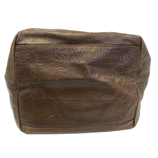 LOUIS VUITTON Paris Souple Whisper GM Monogram Satchel Bag Brown-US