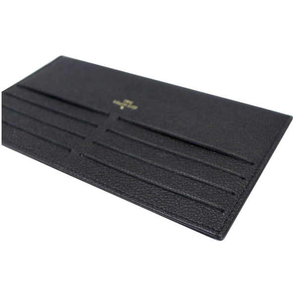 LOUIS VUITTON Leather Insert Wallet for Felicie Black