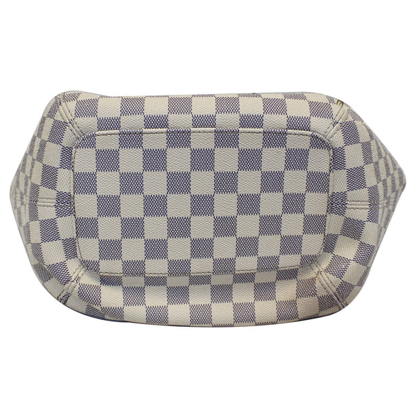 LOUIS VUITTON Salina PM Damier Azur Shoulder Bag White