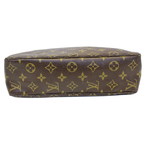 LOUIS VUITTON Trousse Toilette 28 Monogram Canvas Cosmetic Pouch Brown
