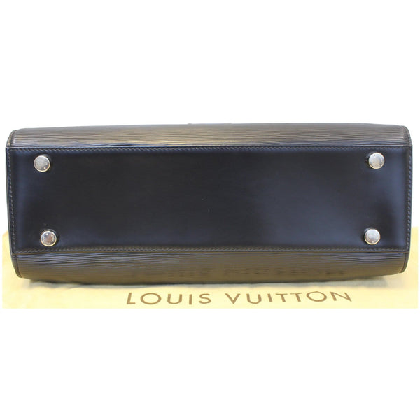 LOUIS VUITTON Brea GM Epi Leather Satchel Bag Black