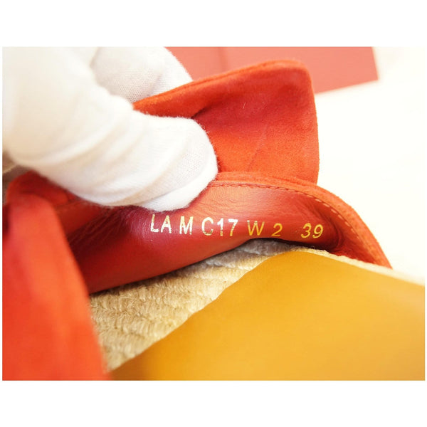 Valentino Slide Sandal Tropical Bow Espadrille Red - corner